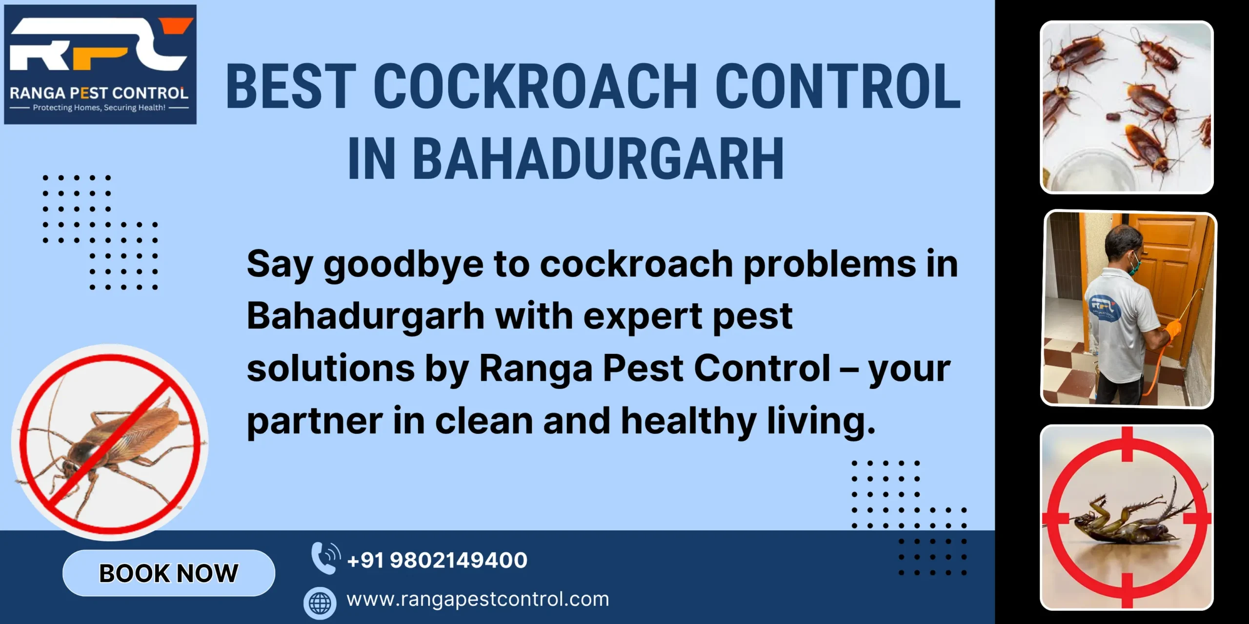 Best Cockroach Control Service in Bahadurgarh