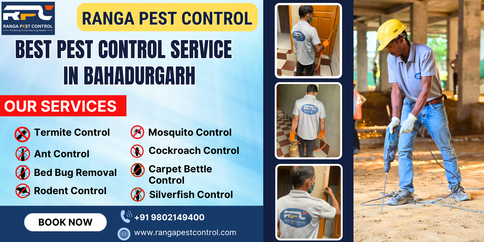 Best Pest Control Service in Bahadurgarh